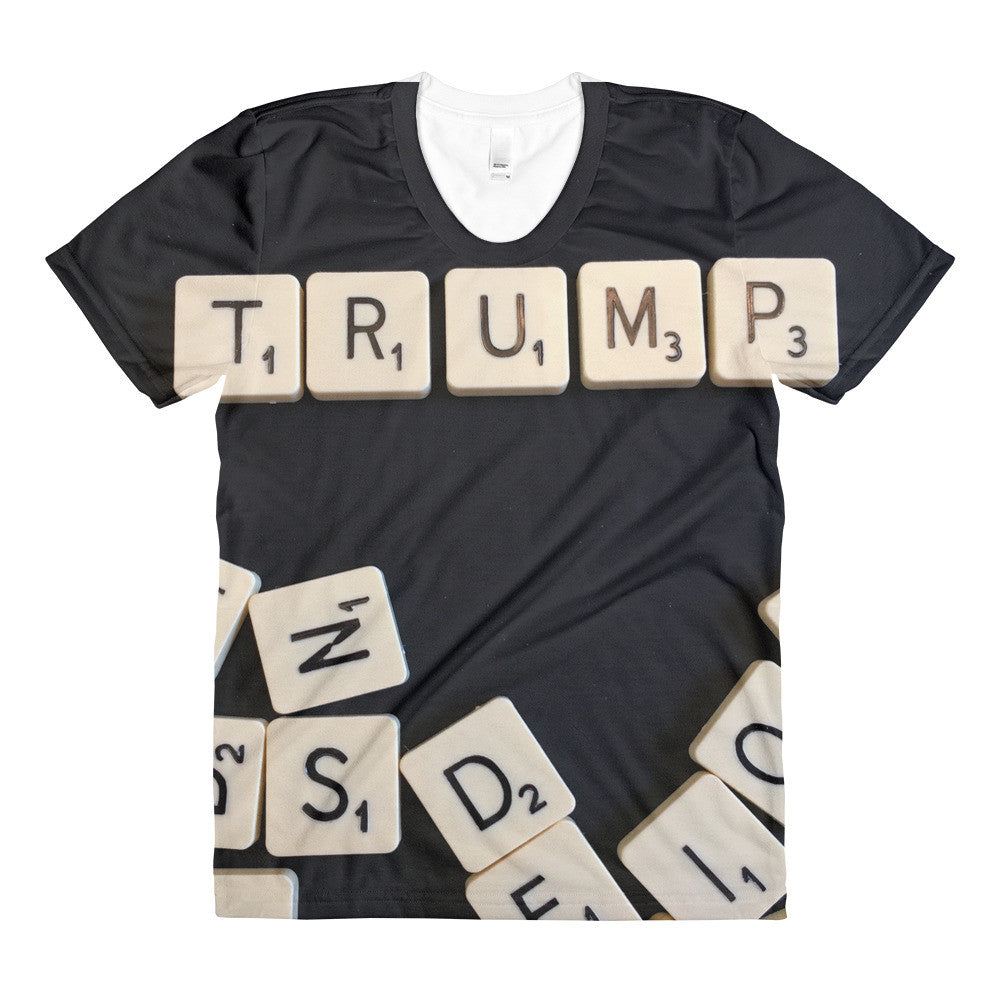 Donald Trump Scrabble Ladies T-shirt - Miss Deplorable