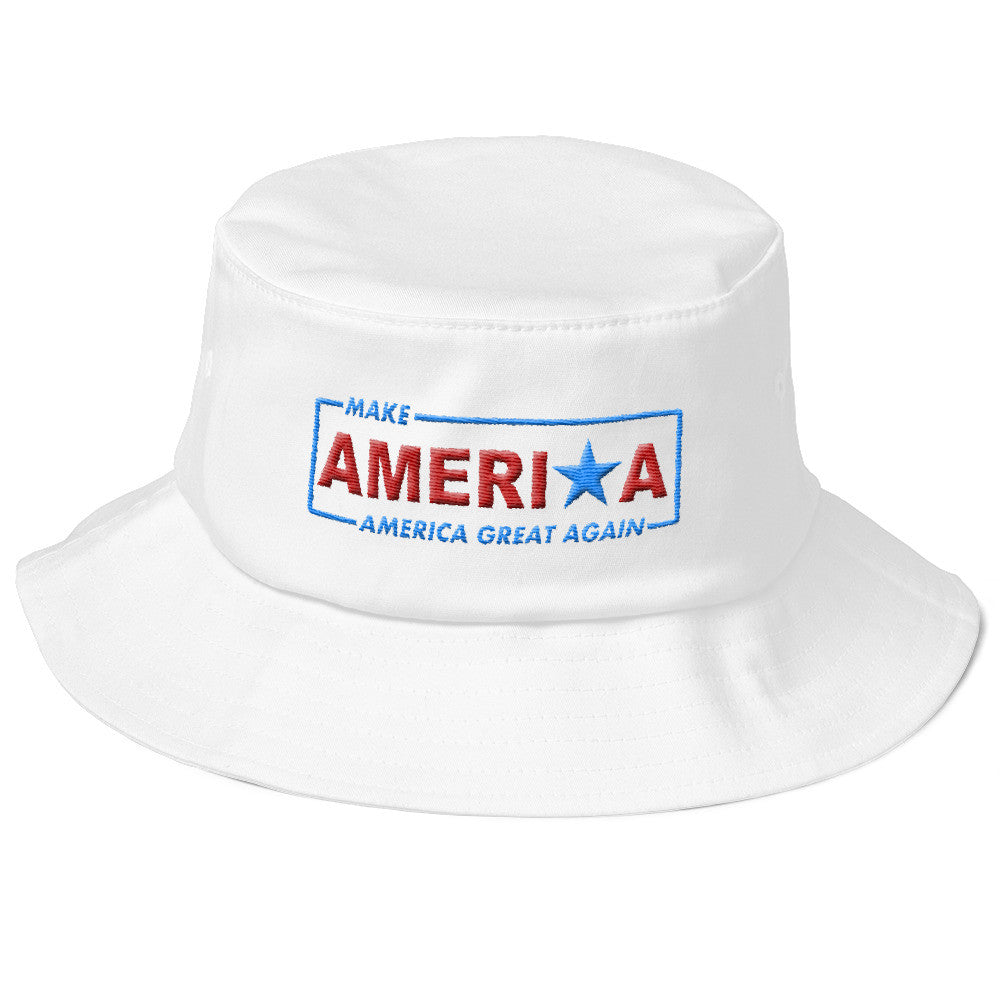 Make America Great Again Old School Bucket Hat - Miss Deplorable