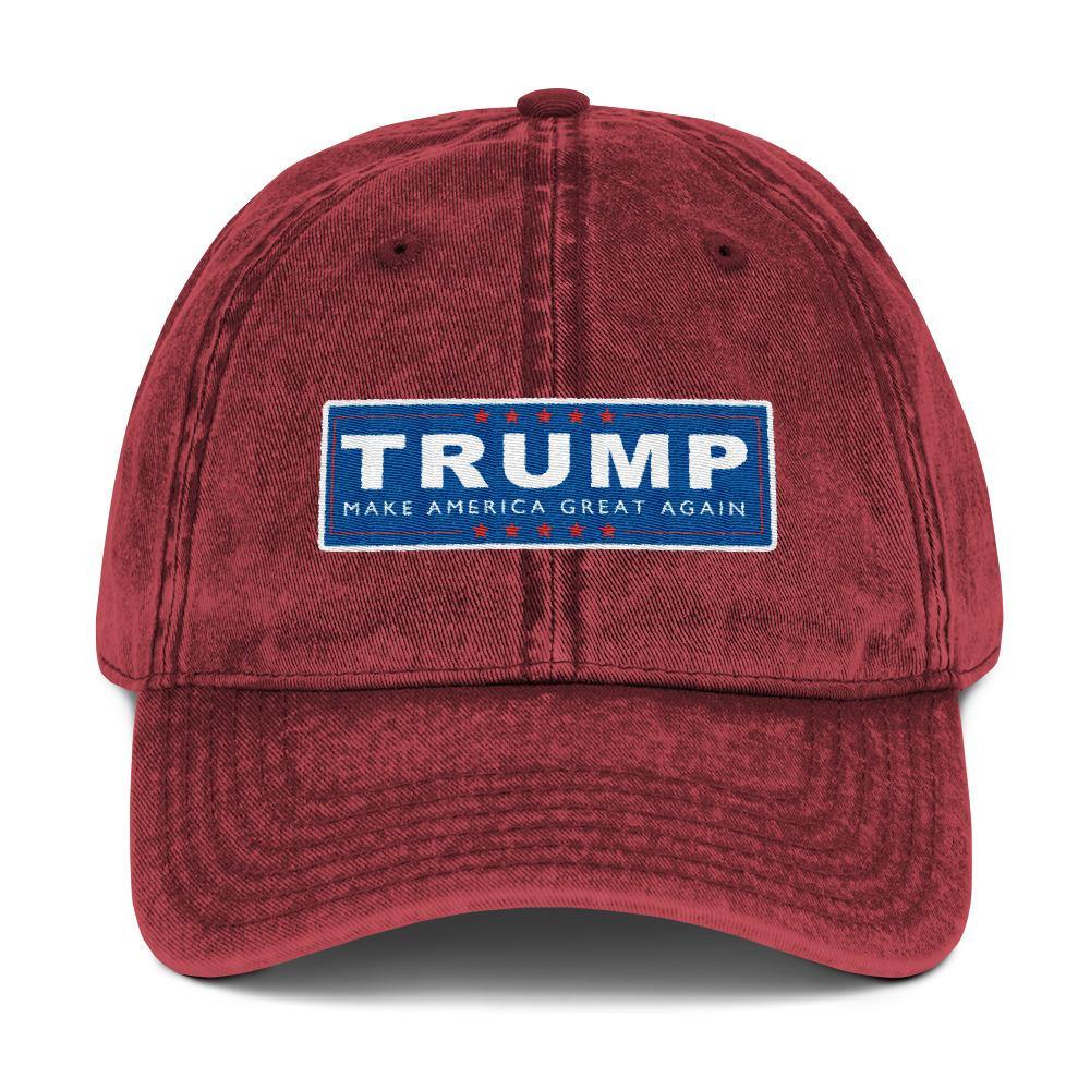 Trump Make America Great Again Campaign Hat Vintage Cotton Twill Baseball Cap - Trump Save America Store 2024