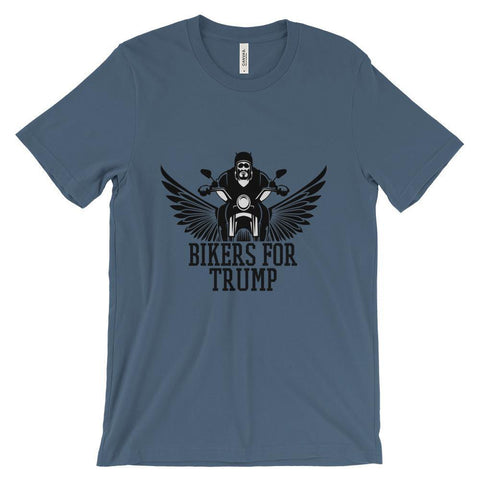 Bikers For Trump White Unisex T Shirt - Trump Store 2024