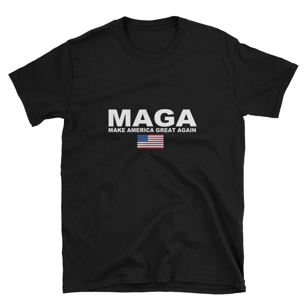 Mens Make America Great Again T-Shirt MAGA Black - Miss Deplorable