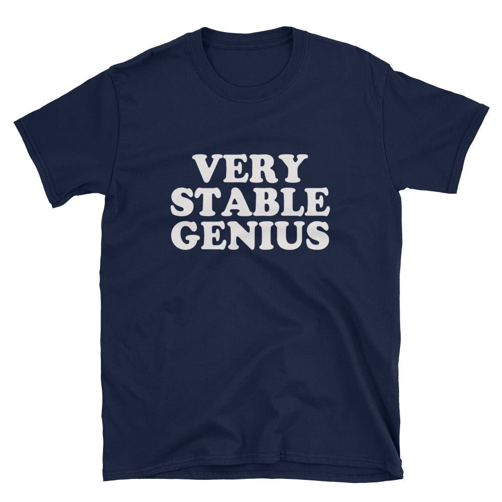 Donald Trump Very Stable Genius Womens T Shirt - Miss Deplorable