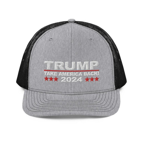 Trump 2024 Take America Back Two Tone Trucker Cap - Trump Save America Store 2024