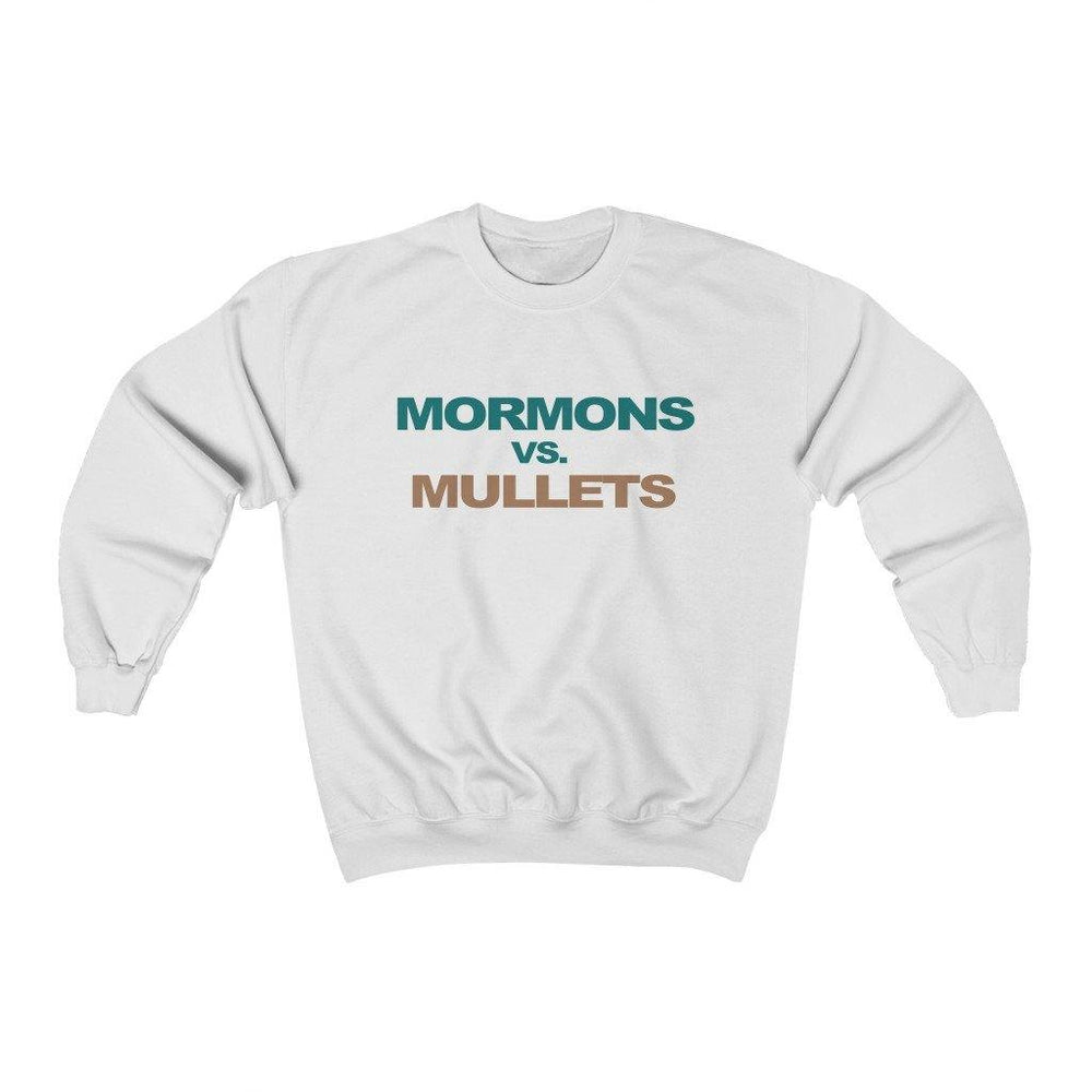 Mormons vs Mullets Shirt Classic Sweatshirt - Trump Save America Store 2024