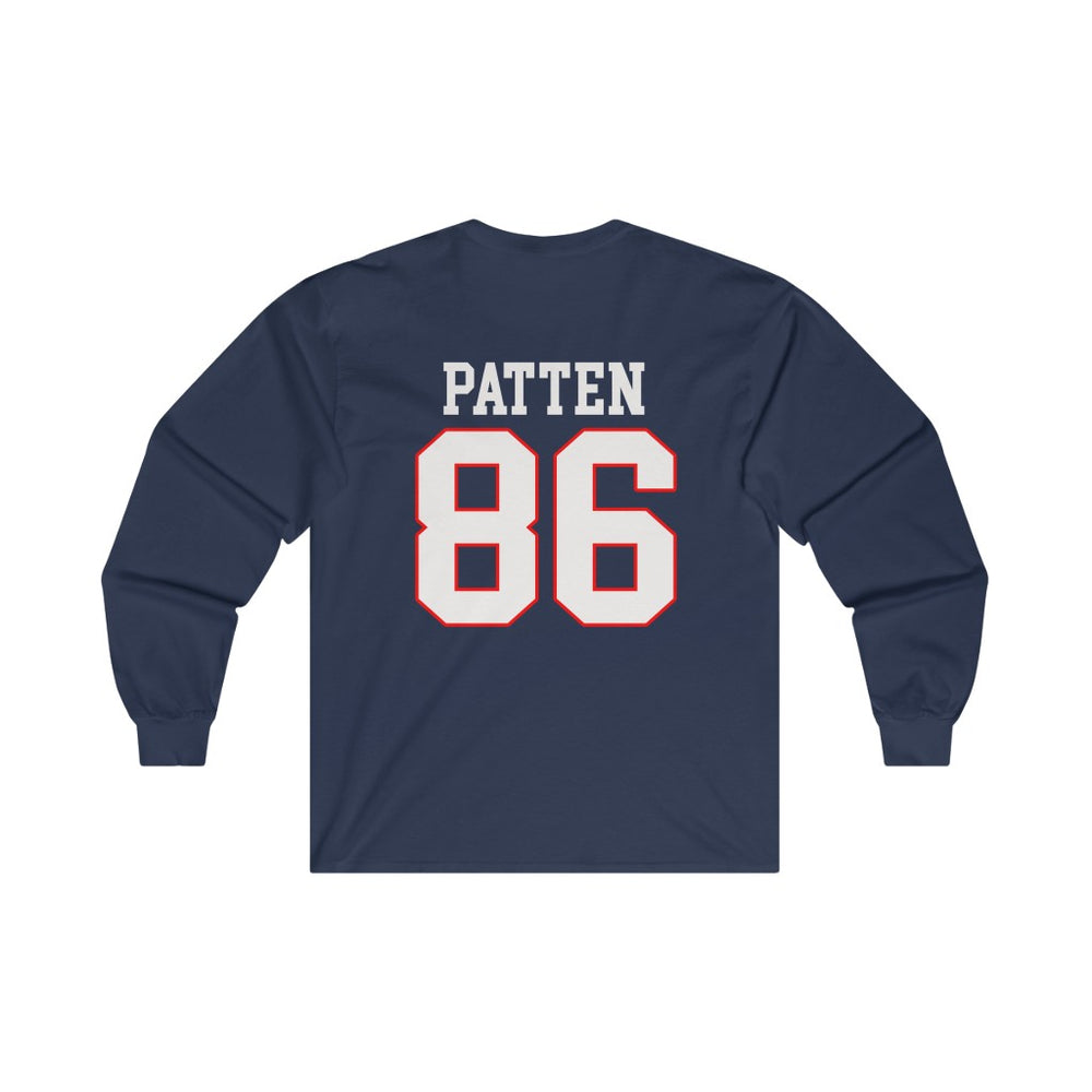 David Patten Shirt 86 Back Print Long Sleeve Jersey