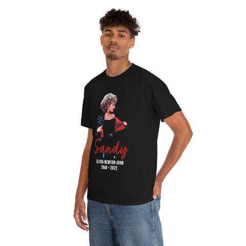 Olivia Newton-John Shirt, RIP Sandy Olivia Newton John Unisex (S-5XL) Tee