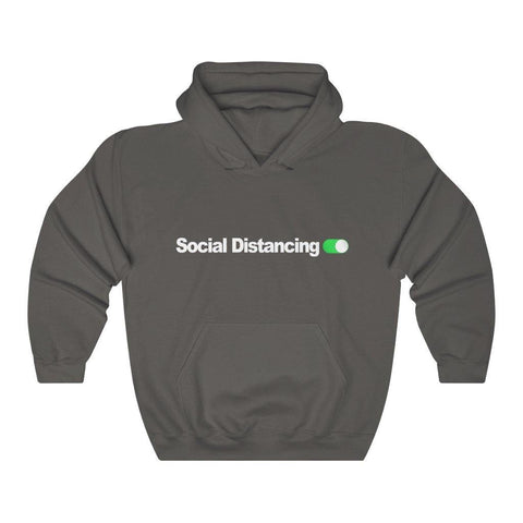 Social Distancing Hoodie Shirt Switched On Hooded Sweatshirt - Trump Save America Store 2024
