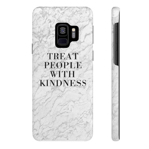 Treat People With Kindness Phone Case - Kindness Marble Phone Case - Apple - Samsung - LG - Trump Save America Store 2024