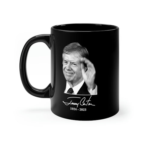 Jimmy Carter Mug 39th President Commemorative 11oz Black Mug