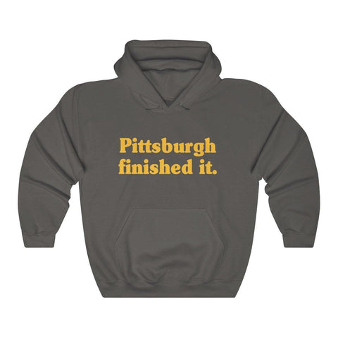 Pittsburgh Finished It Hoodie - Shirt - Hooded Sweatshirt - Trump Save America Store 2024