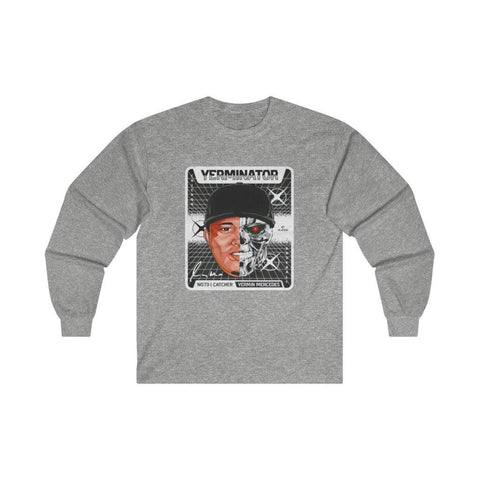 Yerminator T Shirt | S - 5XL Unisex Fit Long Sleeve T-Shirt - Trump Save America Store 2024