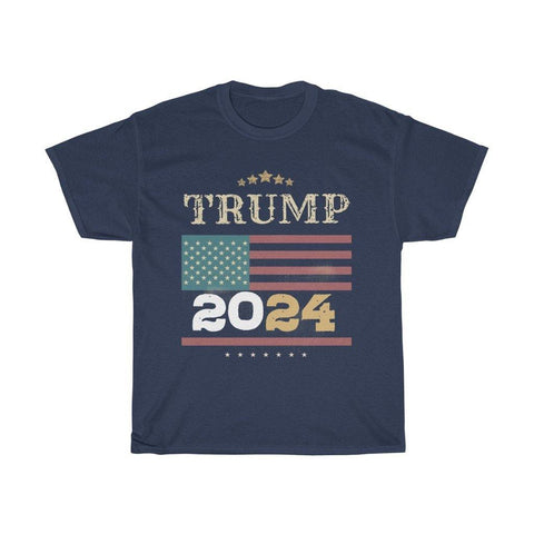Trump 2024 American Flag T-Shirt - Trump Save America Store 2024