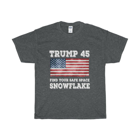 Trump 45 - Find Your Safe Space Snowflake T Shirt - Trump Save America Store 2024