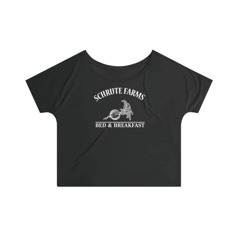 Schrute Farms Women's Slouchy Top - Beets Bed And Breakfast T-Shirt - Trump Save America Store 2024