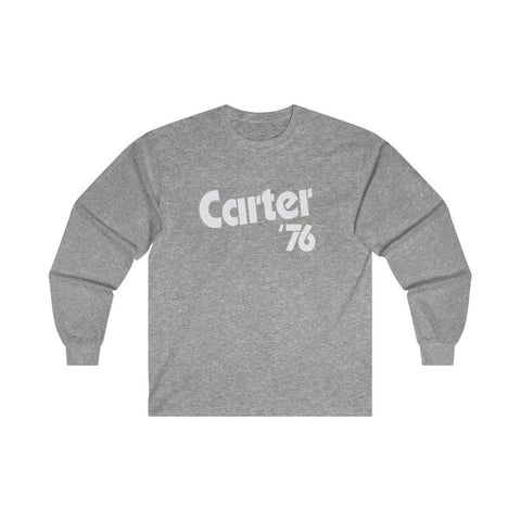 Jimmy Carter 1976 Shirt Carter 76 Logo Long Sleeve T-Shirt - Trump Save America Store 2024