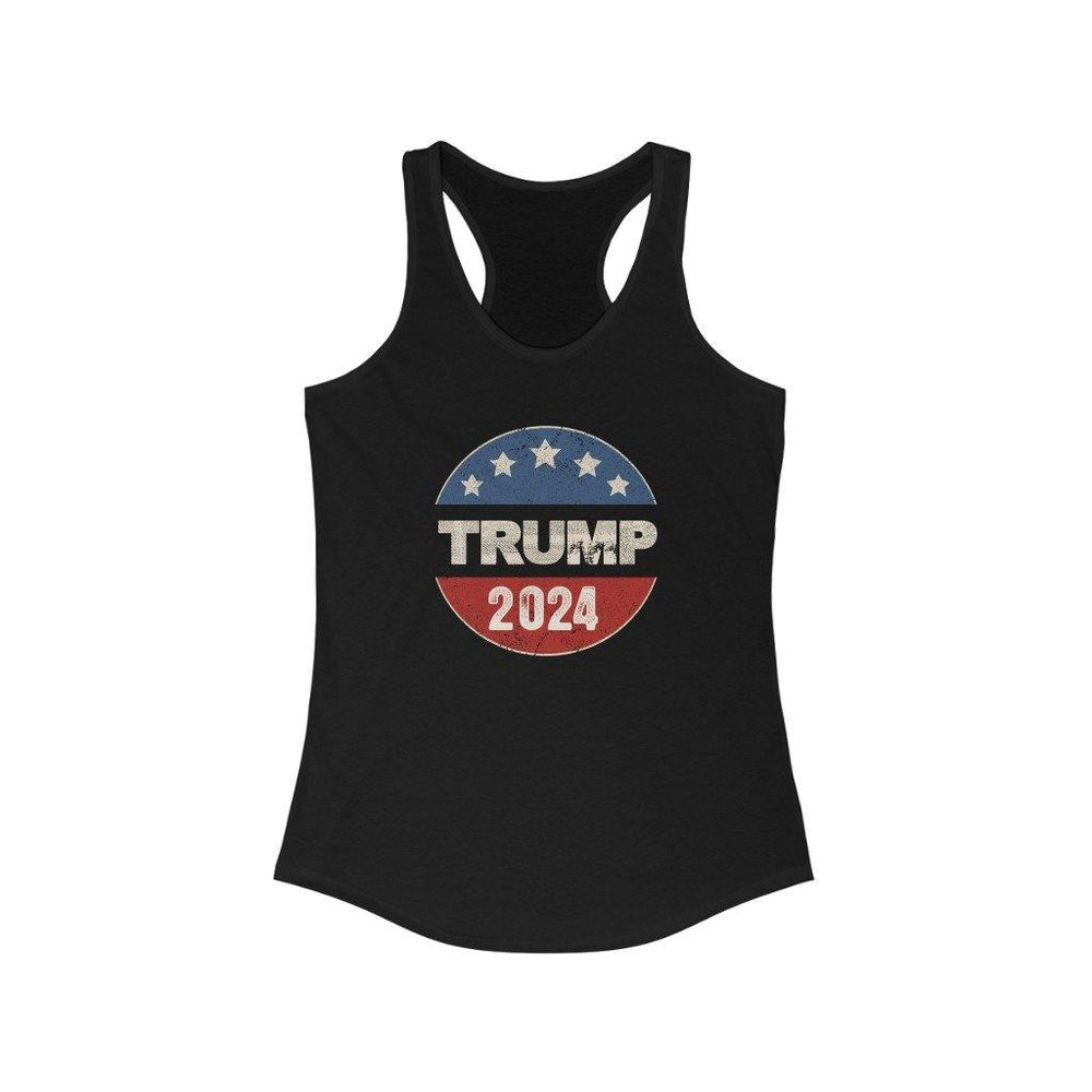 Trump 2024 Women's Vintage Racerback Tank - Trump Save America Store 2024