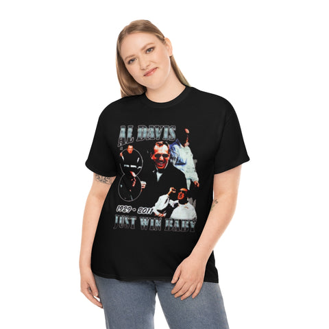 Al Davis Shirt, Just Win Baby (S-5XL) Tee