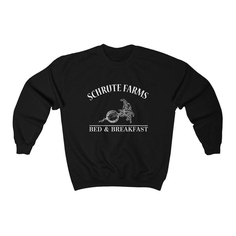 Schrute Farms Crewneck Sweatshirt - Beets Bed And Breakfast Sweater - Trump Save America Store 2024