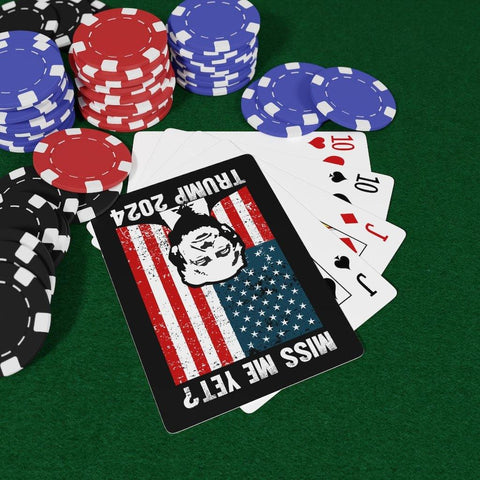 Trump 2024 Miss Me Yet? Poker Cards - Trump Save America Store 2024
