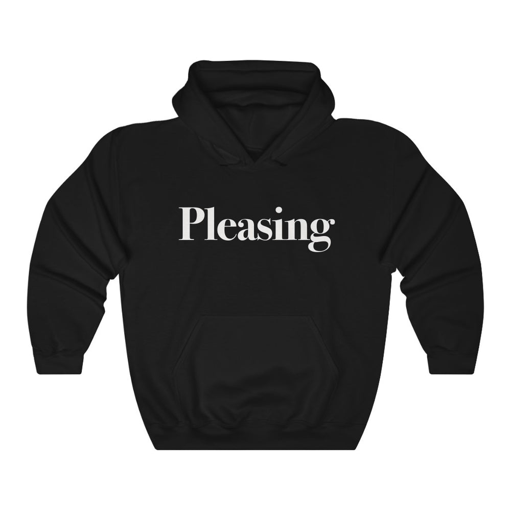 Pleasing Hoodie - Black Hooded Sweatshirt