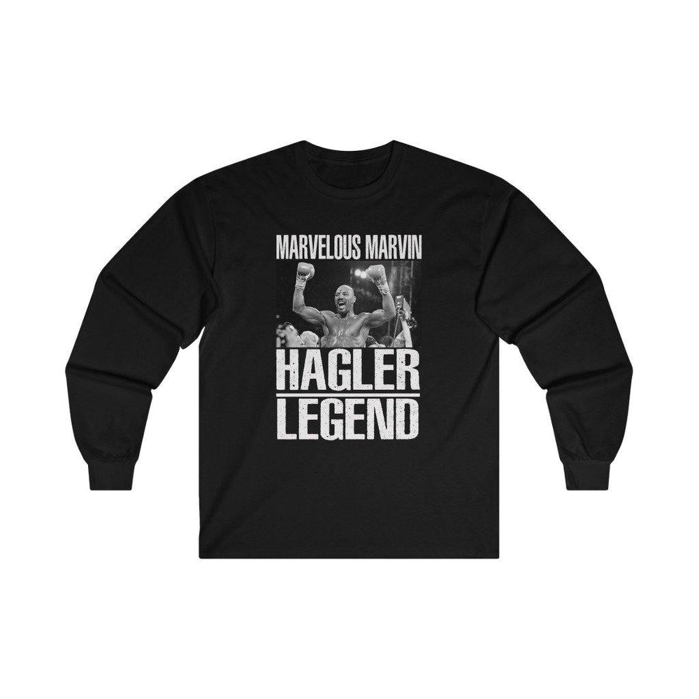 Marvelous Marvin Hagler Shirt - World Champion Long Sleeve T-Shirt - Trump Save America Store 2024