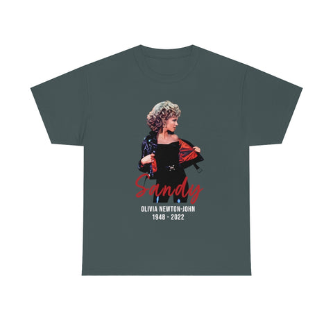 Olivia Newton-John Shirt, RIP Sandy Olivia Newton John Unisex (S-5XL) Tee