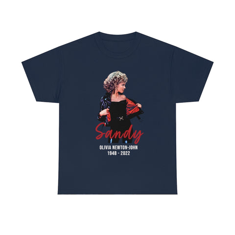 Olivia Newton-John Shirt, RIP Sandy Olivia Newton John Unisex (S-5XL) Tee