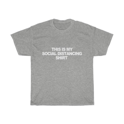 Social Distancing Shirt -  This Is My Social Distancing Shirt - Mens Womens T-Shirt - Trump Save America Store 2024