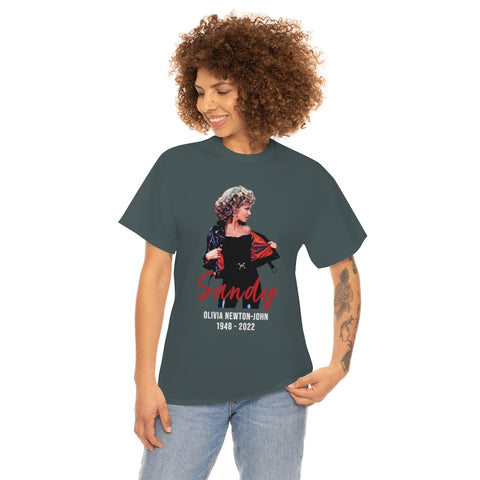 Olivia Newton-John Shirt, RIP Sandy Olivia Newton John Unisex (S-5XL) Tee