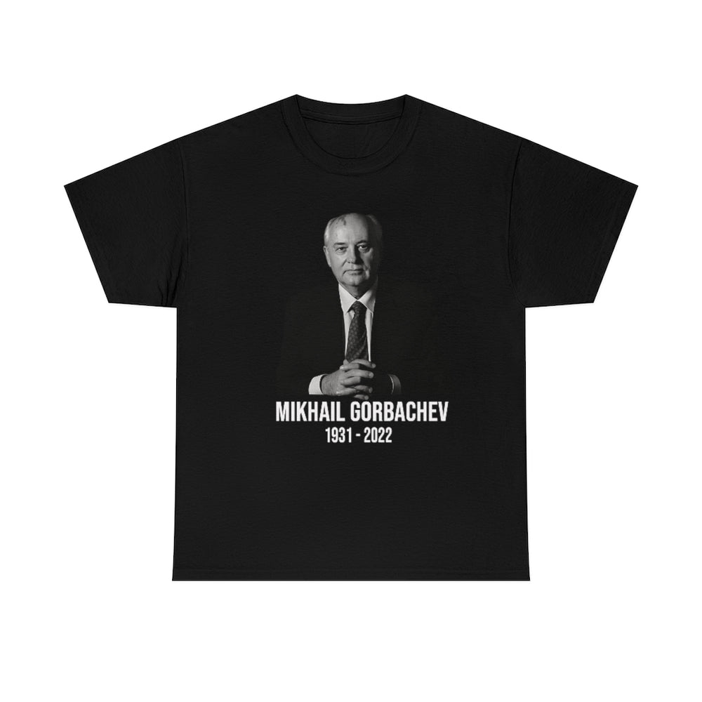 Mikhail Gorbachev T Shirt, Classic Tee (S - 5XL) Black T-Shirt