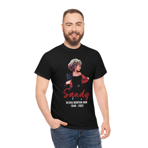 Olivia Newton-John Shirt, RIP Sandy Olivia Newton John Unisex (S-5XL) Tee