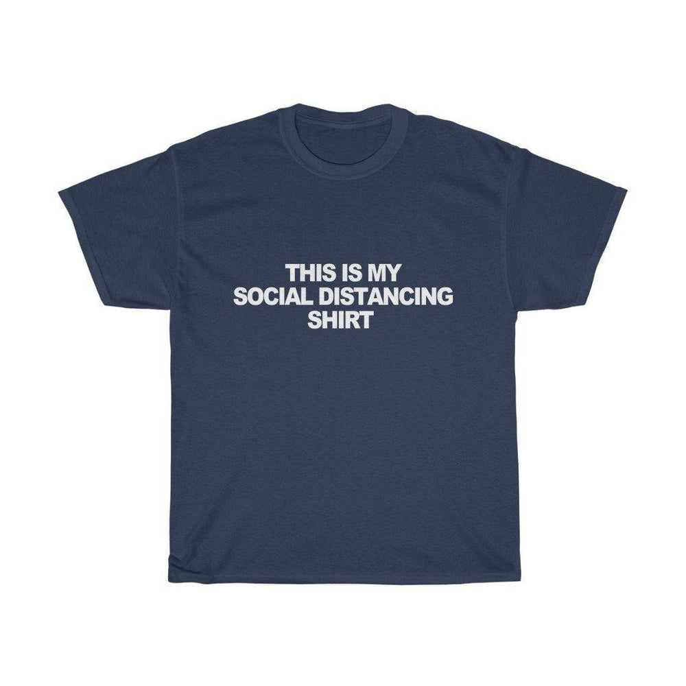 Social Distancing Shirt -  This Is My Social Distancing Shirt - Mens Womens T-Shirt - Trump Save America Store 2024