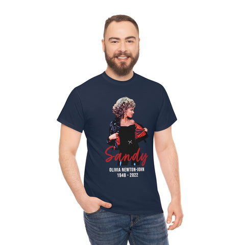 Olivia Newton-John Shirt, RIP Sandy Olivia Newton John Unisex (S-5XL) Tee