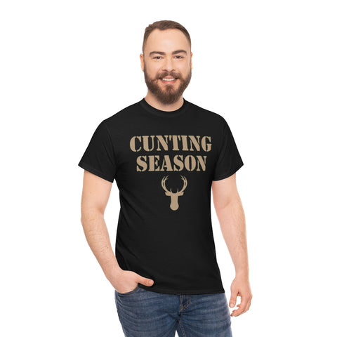 Cunting Season Shirt, Funny Hunting Tee (S-5XL) T-Shirt