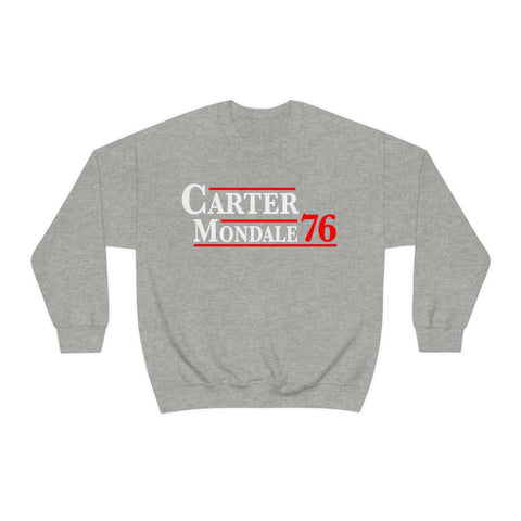 Carter Mondale Shirt, Jimmy Carter 76 Retro Campaign Sweatshirt
