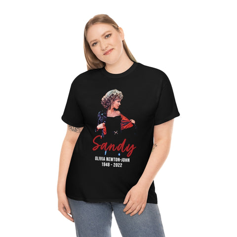 Olivia Newton-John Shirt, RIP Sandy Olivia Newton John Unisex (S-5XL) Tee