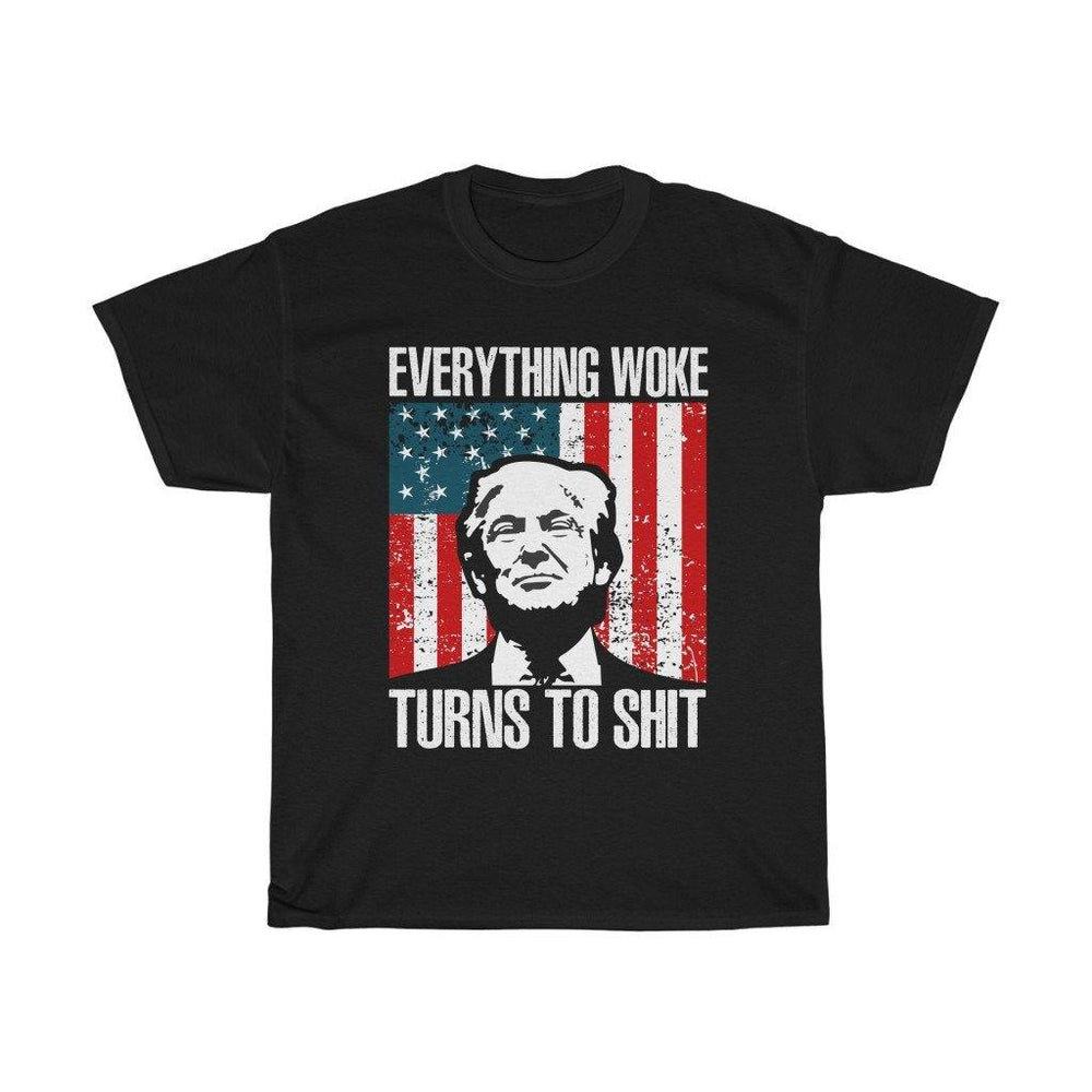 Trump 2024 Shirt Everything Woke Turns To T-Shirt - Trump Save America Store 2024