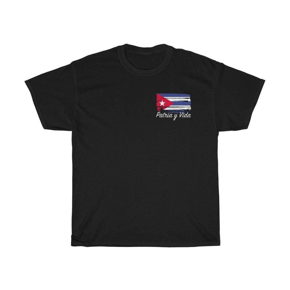 Patria Y Vida Shirt, Cuba Tee Cuban Freedom Pocket Print S - 5XL T-Shirt - Trump Save America Store 2024
