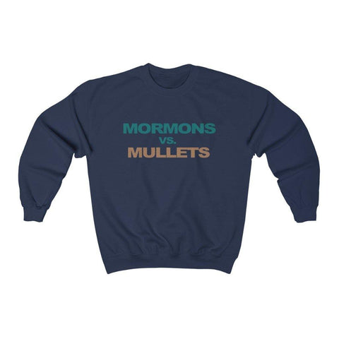 Mormons vs Mullets Shirt Classic Sweatshirt - Trump Save America Store 2024