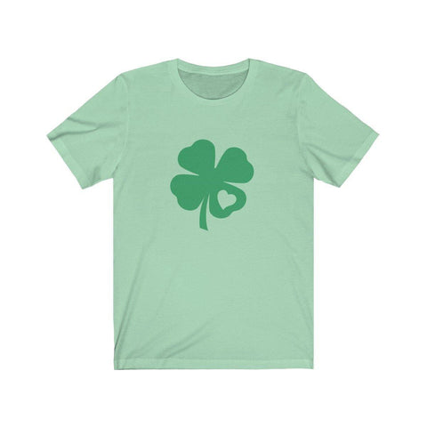 FOUR LEAF CLOVER - Love Heart Tee - Trump Save America Store 2024