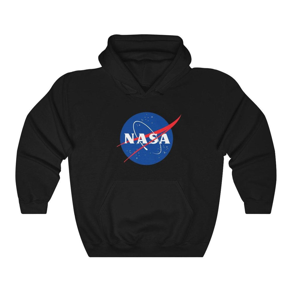 NASA Logo Hooded Sweatshirt - NASA Space Distressed Shirt - Womens Hoodies - Mens NASA Hoodies - Trump Save America Store 2024