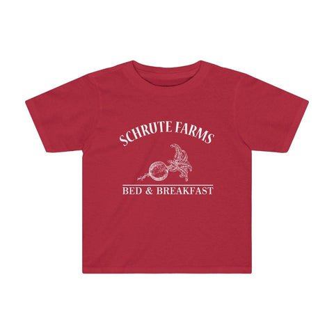 Schrute Farms Kids T-Shirt - Beets Bed And Breakfast Youth Shirt - Trump Save America Store 2024