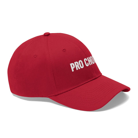 Pro Choice Hat, Pro Abortion Embroidered Cap