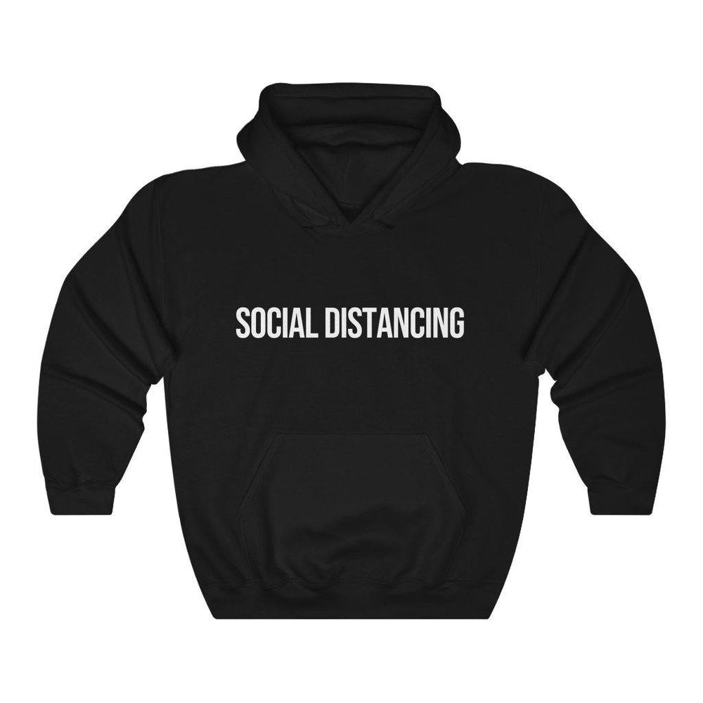 Social Distancing Hoodie - Social Distancing Expert Mens Womens Hooded Sweatshirts - Trump Save America Store 2024