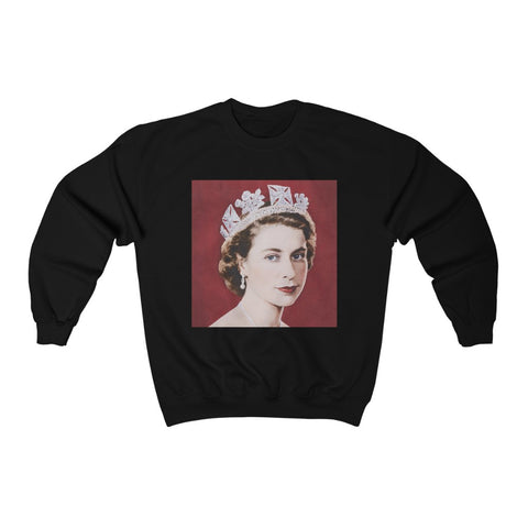 Her Majesty the Queen Elizabeth II Sweatshirt, Queen Retro Shirt Crewneck Sweatshirt