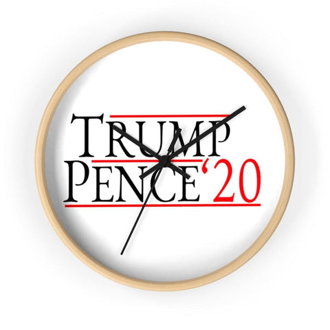 Donald Trump Mike Pence 2020 Wall clock - Trump Save America Store 2024