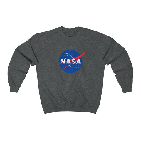 NASA Logo Crewneck Sweatshirt - NASA Space Distressed Sweater - Womens Sweatshirts - Mens NASA Sweatshirt - Trump Save America Store 2024