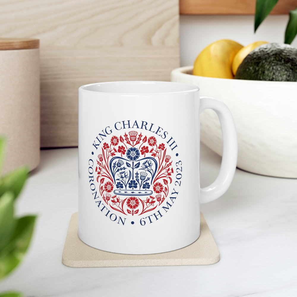 Coronation Day Mug King Charles Celebration Keepsake Royal White Mug
