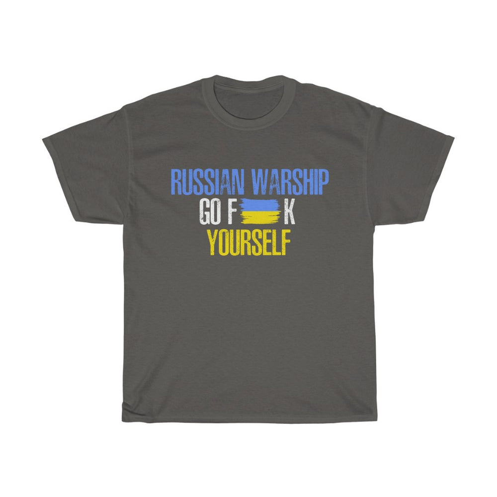 Russian Warship Go F Yourself T-Shirt, Ukraine Flag Shirt Ukrainian Flag Shirt