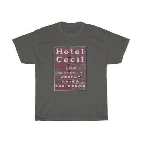 Hotel Cecil T Shirt - Short Sleeve Tee - Trump Save America Store 2024